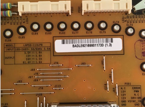 Neue LG 55LV5500-UA Netzteil EAY62169901 EAX62876201 / 8